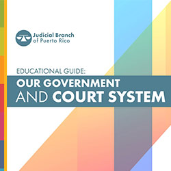 Imagen reducida de la Guía educativa: nuestro Sistema de Gobierno y de Tribunales en inglés