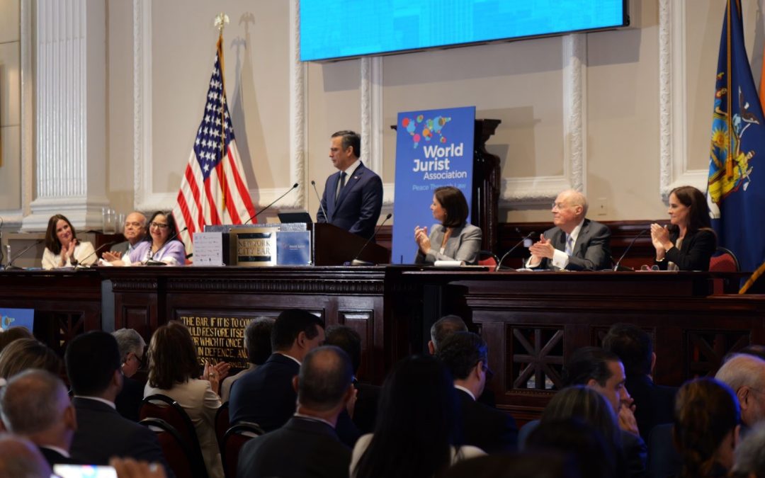 Jueza Presidenta expone sobre los derechos humanos en el World Law Congress en Nueva York
