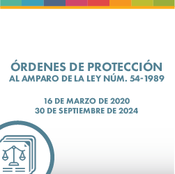 Ordenes de Protección - 16 de marzo de 2020 al 30 de septiembre de 2024