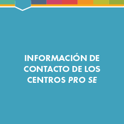Horario de información Centro Pro Se