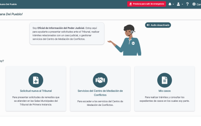 Poder Judicial presenta resultados del primer año del Tribunal Electrónico y amplía sus servicios con nueva solicitud en línea de mediación